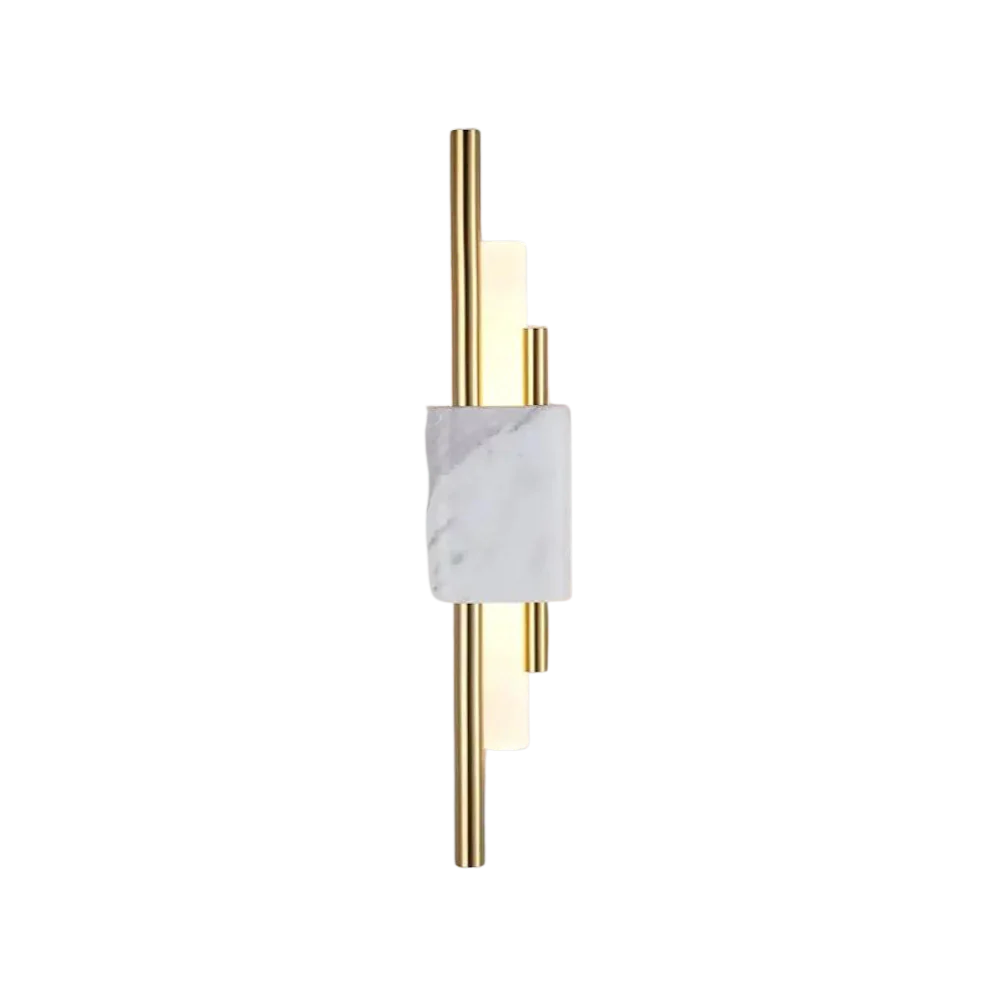 Luz de Pared con Detalles en Mármol Refined Radiance