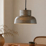 Cargar imagen en el visor de la Galería, Aged Metal Industrial Pendant Light