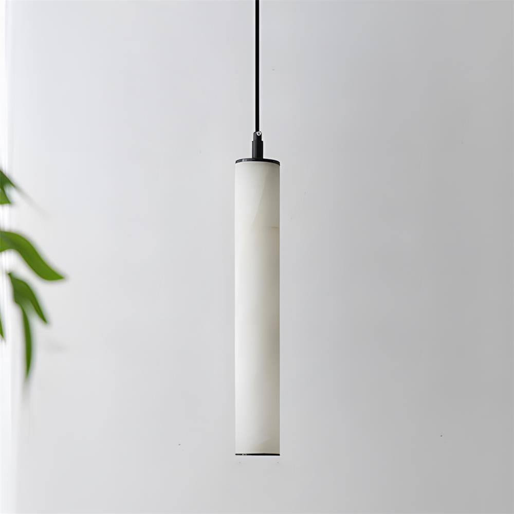 Calder Alabaster Rohr-Pendelleuchte