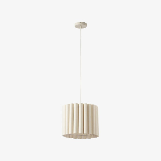 Velura Gathered Linen Pendant Lamp – Dimmable Adjustable Hanging Light for Dining Room and Kitchen Island