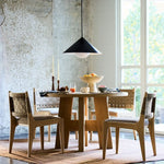 Load image into Gallery viewer, Brivana Adjustable Pendant – Cone Shade Light for Kitchen or Dining

