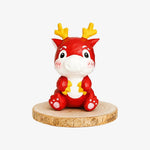 Carica l'immagine nella visualizzazione Galleria, Hand-Carved Wooden Chinese Zodiac Animal Figurines