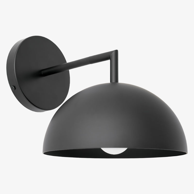 Metio Dome Wall Sconce – Contemporary Dome Shade Light for Hallway