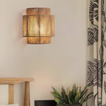 Cargar imagen en el visor de la Galería, Luz de Pared LED Bohemia Vintage Tejida a Mano