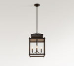 Load image into Gallery viewer, Yolvira Modern Outdoor Lantern Pendant - Metal Hanging Light for Exteriors
