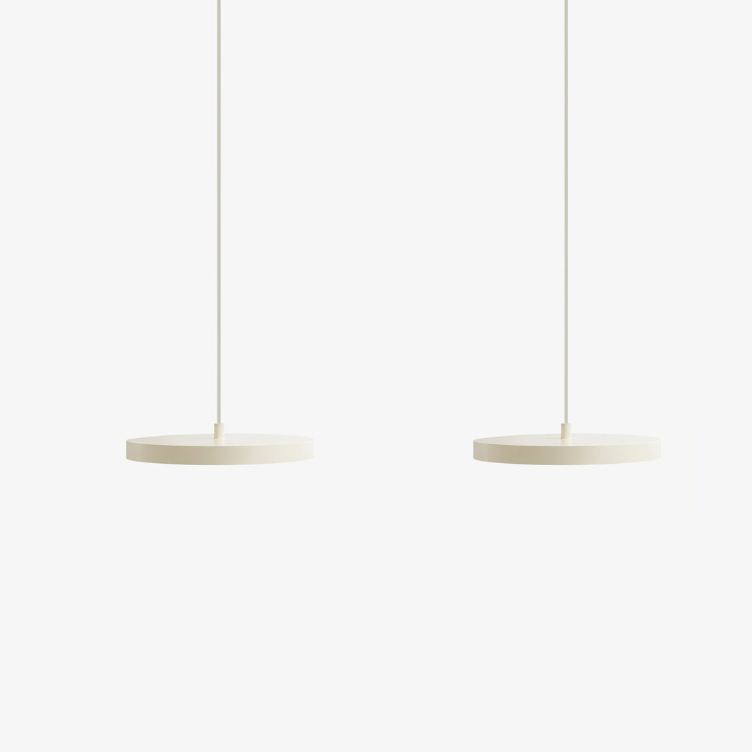 Evanos Disc Design Pendant Light – Sculptural Iron Disc Style for Modern Dining Room