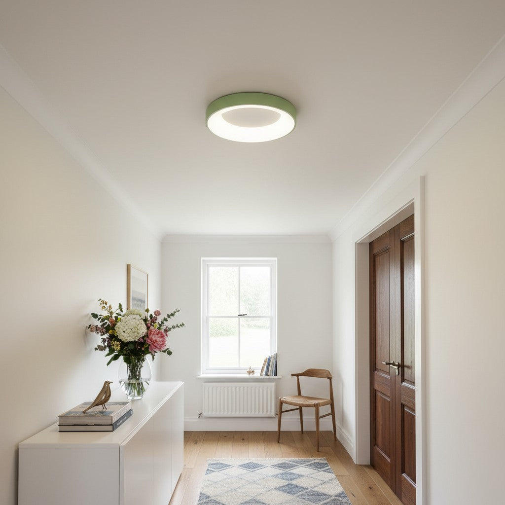 Lumiflexa Moderne Ronde Plafondlamp Acryl Kap voor Slaapkamer en Hallen