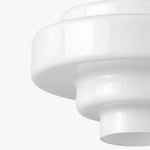 Load image into Gallery viewer, Koloro Glass Ceiling Light — Layered Rounded Design Lampshade for Hallway or Cloakroom