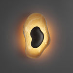 Bild in die Galerieansicht laden, Oyster Hammerschlag Onyx Wandleuchte