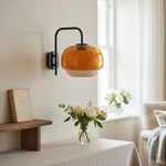 Load image into Gallery viewer, Clinco Colored Glass Wall Light – Vintage Light for Bathroom &amp; Hallway
