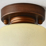 Cargar imagen en el visor de la Galería, Close detail of brushed bronze ceiling mount hardware
