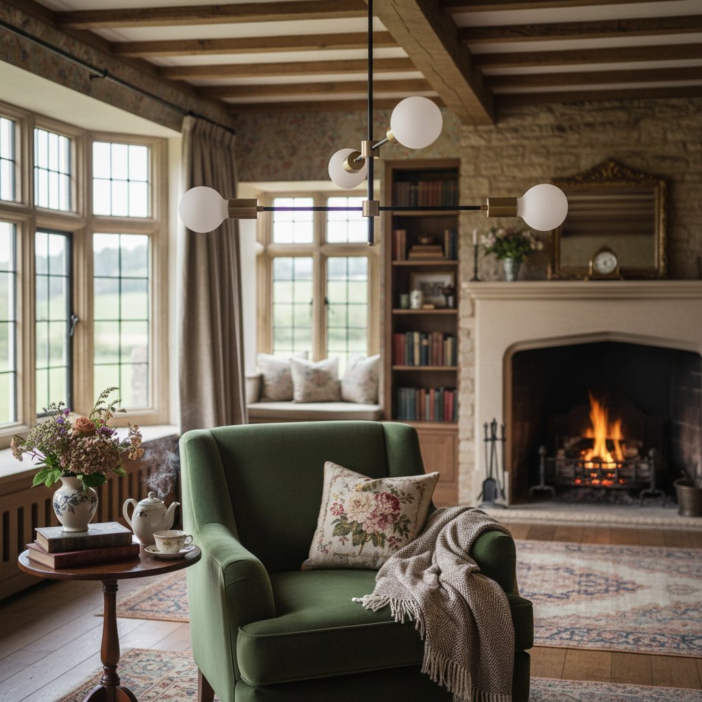 Mobilux Orb Cluster Contemporary Chandelier for Dining & Living Spaces