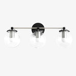 Load image into Gallery viewer, Glorica Glass 3 Shade Globe Vanity Light - Soft Bathroom Light Fixture

