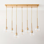 Load image into Gallery viewer, Selvion Elegant 7-Light Globe Chandelier – Glass Pendant Light
