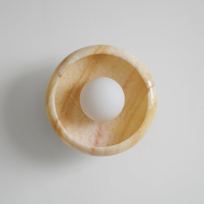Piedra Marmor-Wandleuchte