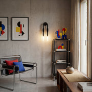 Strandia Minimalistische Wandleuchte mit Gebogenem Arm – Japandi-Stil Akzentlicht für Flur