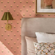 Capirise Scalloped Wall Sconce Light - Metal Bedroom & Hallway Lighting Fixture