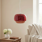 Load image into Gallery viewer, Clinco Modern Double Stained Glass Pendant Light for Living room
