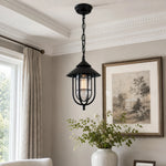 Cargar imagen en el visor de la Galería, Patnox Outdoor Glass Pendant Lamp scene and detail