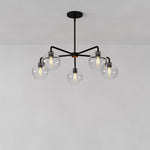 Load image into Gallery viewer, Selvion Elegant 5-Light Globe Chandelier – Modern Glass Pendant Lighting Fixture
