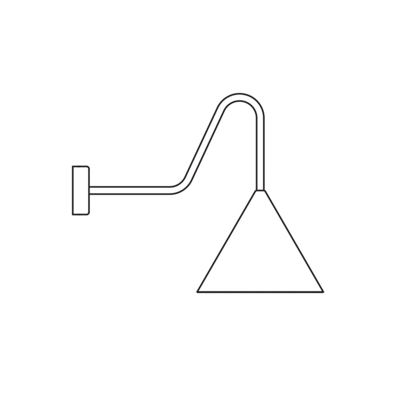 Lampada da Parete Cone