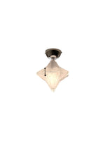Load image into Gallery viewer, Art Deco Star Ceiling Lamp – Frosted Glass Fixture for Hallway &amp; Entryway – Astris Ceres
