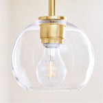 Load image into Gallery viewer, Selvion Sculptural Globe Pendant Light - Modern Glass Pendant Lamp - Sleek Design
