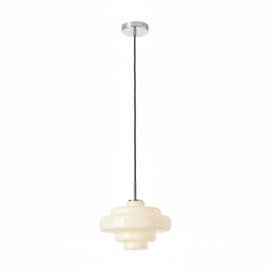 Koloro Millie Glass Pendant Light - Retro Style with Modern Elegance