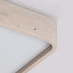 Bild in die Galerieansicht laden, Zenthoris Travertin Deckenleuchte Minimalistische Aufbaudeckenleuchte – Moderne Ambientebeleuchtung für Flur