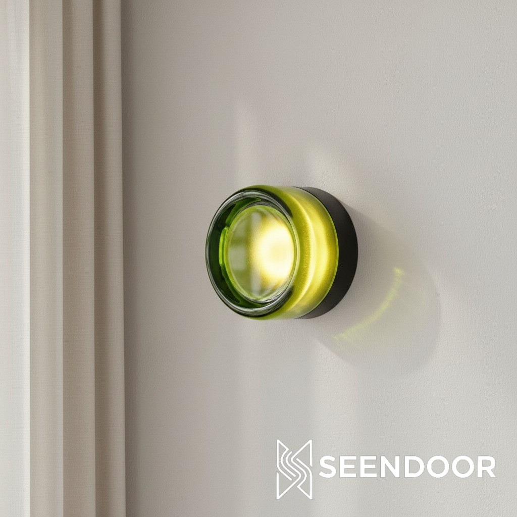 Souta Moderne Koepel LED Glazen Wandsconce met Dimple