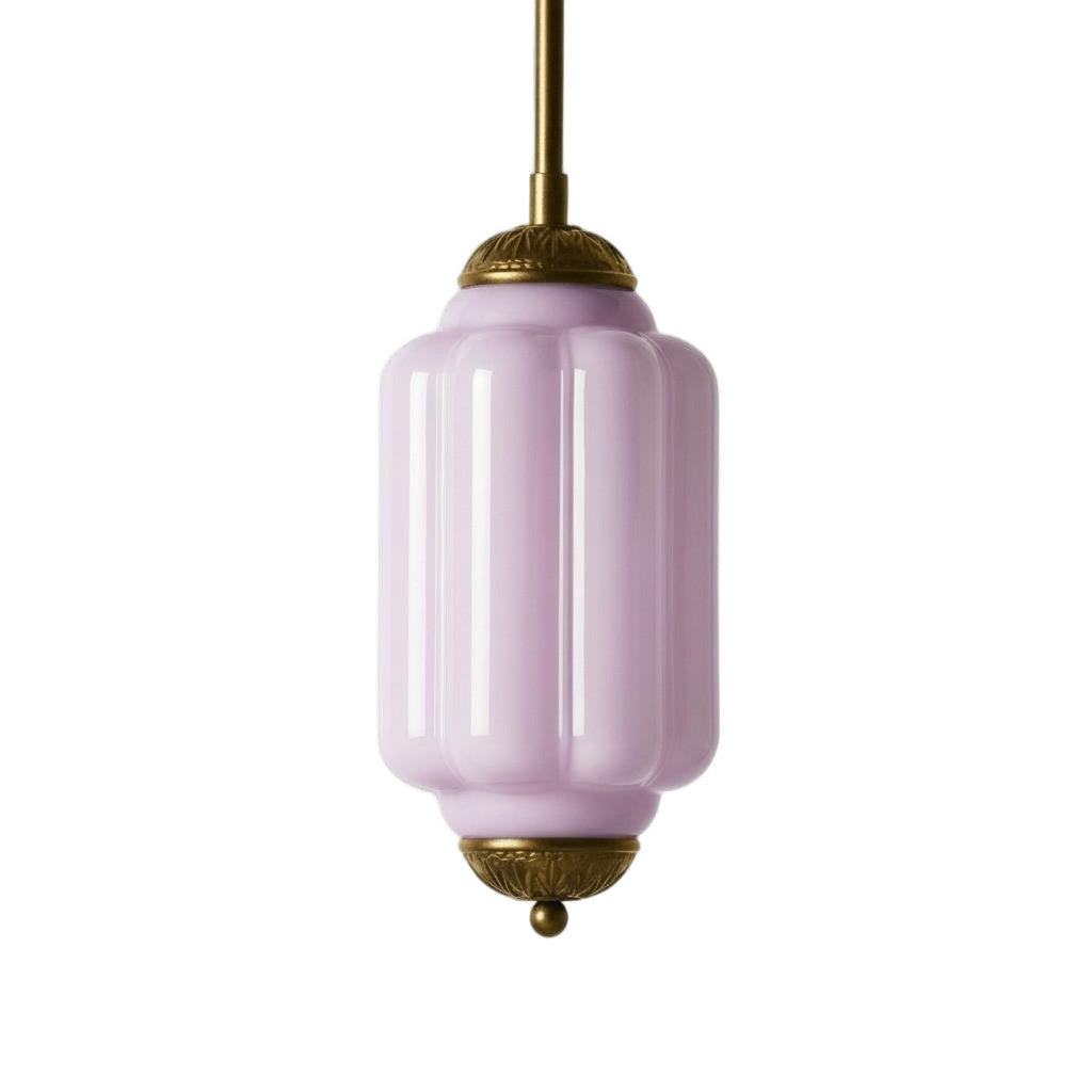 Eloise Vintage Glass Chandelier - Milk Glass Home Accent