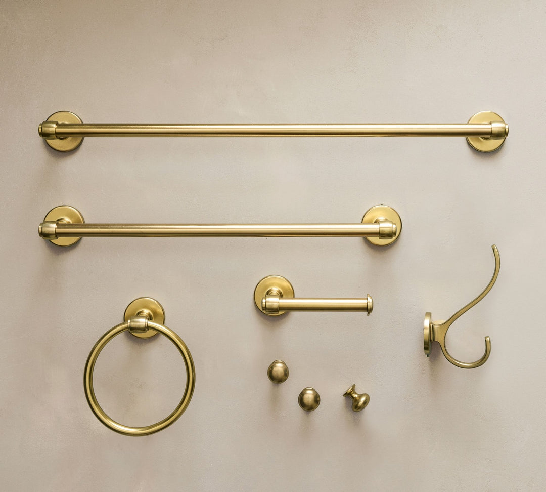 Easy to Install Cabinet Knob - In Polished Nickel, Antique Brass
