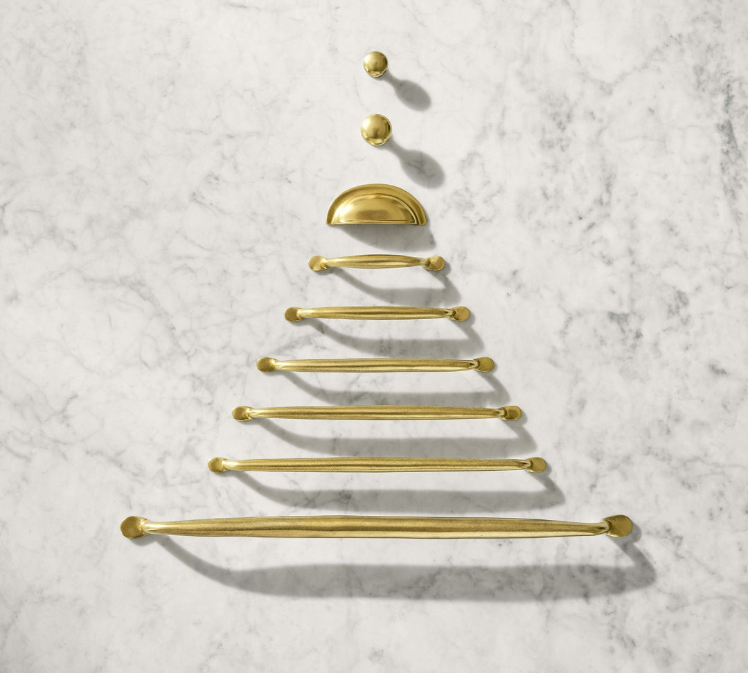 Easy to Install Cabinet Knob - In Polished Nickel, Antique Brass