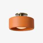 Load image into Gallery viewer, Cerova Modern Porcelain Flush Mount Ceiling Light– Elegant Ivory Shade