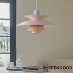 Carica e riproduci il video nel visualizzatore Galleria, Lampada a sospensione Danish Design – Design nordico scandinavo multicolore per sala da pranzo e soggiorno N38