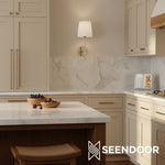 Load image into Gallery viewer, Averin Sleek Minimalist Fabric Wall Sconce for Bedroom &amp; Living Spaces
