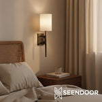 Load image into Gallery viewer, Lumira Linear Wall Sconce Modern Hammered Wall Sconce for Living Room
