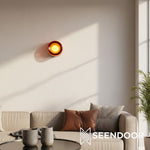 Afbeelding laden in galerijweergave, Souta Moderne Koepel LED Glazen Wandsconce met Dimple