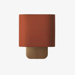 Carica l'immagine nella visualizzazione Galleria, Lampada da Parete Nolvara con Paralume in Tessuto Contemporaneo – Lampada Minimalista in Metallo per Camera e Corridoio