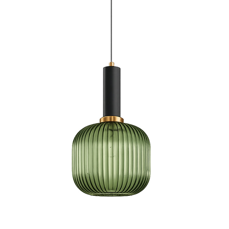 Glass Vintage Pendant Lamp - Sculptural Shade Design for Interior Spaces