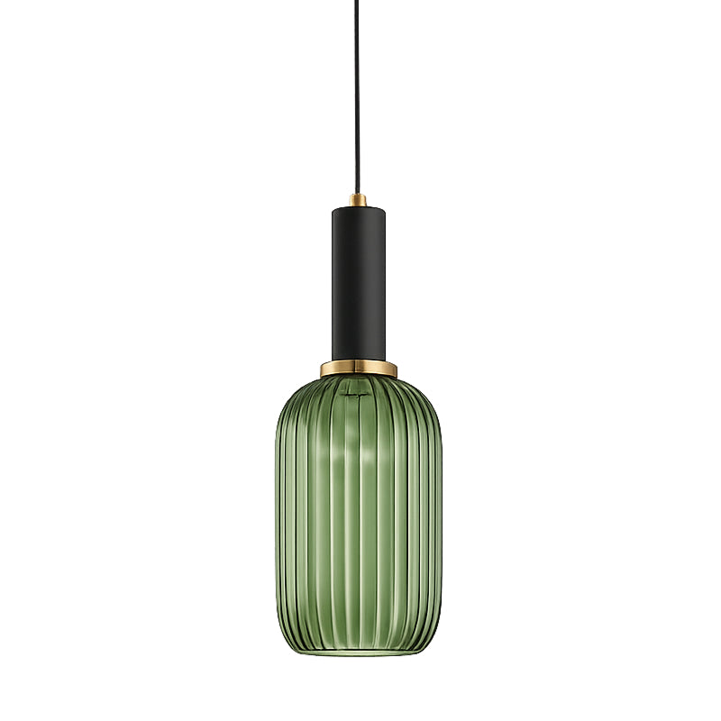 Glass Vintage Pendant Lamp - Sculptural Shade Design for Interior Spaces