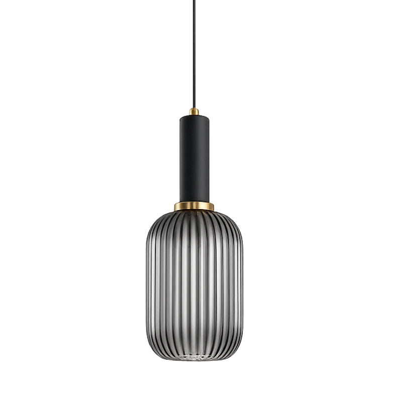 Glass Vintage Pendant Lamp - Sculptural Shade Design for Interior Spaces