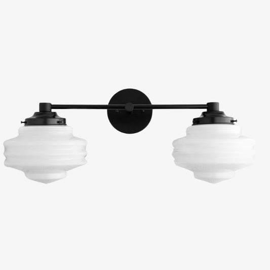 Aplique de Pared Moderno Geotower Glass - Luz con Globo de Cristal - Lámpara Elegante para el Hogar