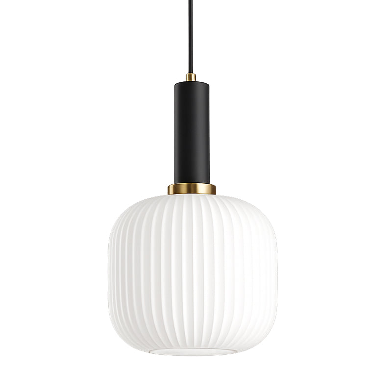 Glass Vintage Pendant Lamp - Sculptural Shade Design for Interior Spaces