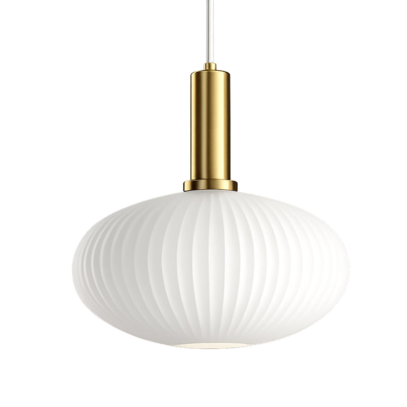 Glass Vintage Pendant Lamp - Sculptural Shade Design for Interior Spaces