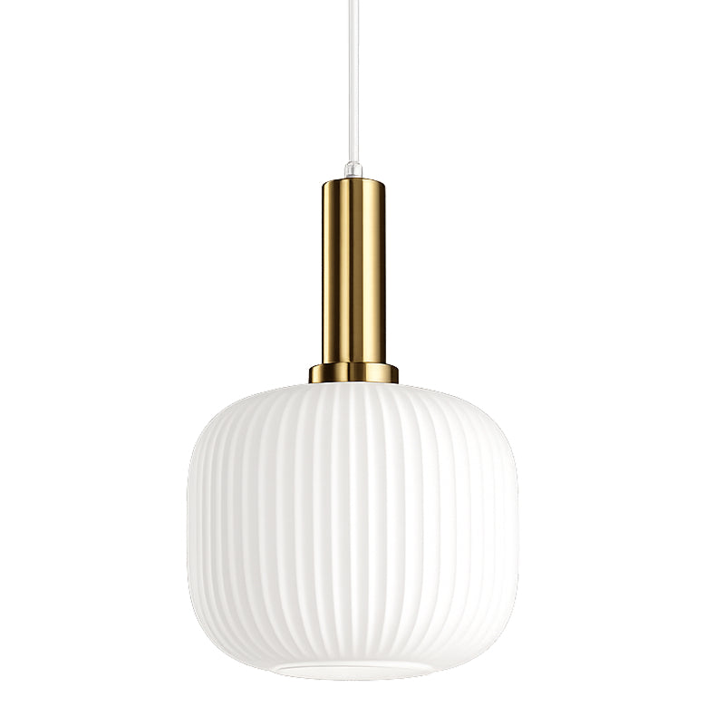 Glass Vintage Pendant Lamp - Sculptural Shade Design for Interior Spaces