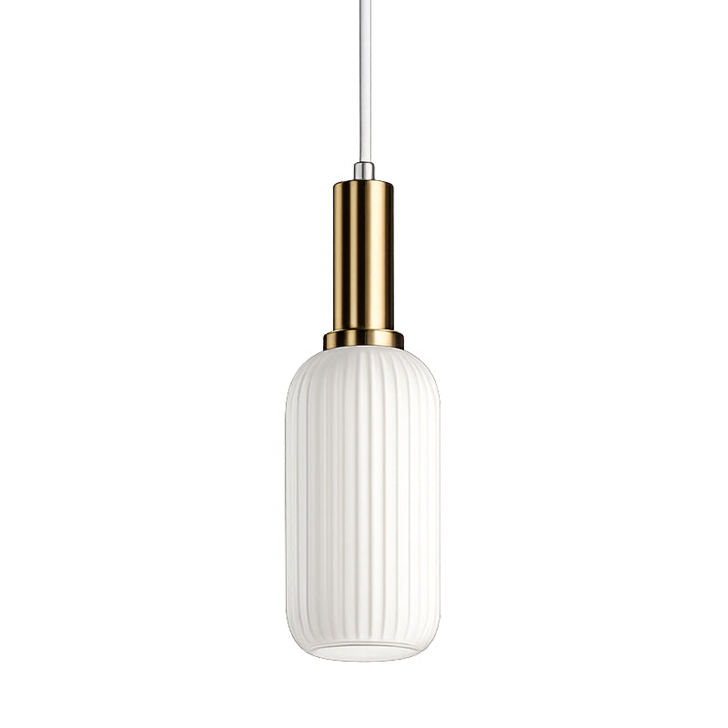 Glass Vintage Pendant Lamp - Sculptural Shade Design for Interior Spaces