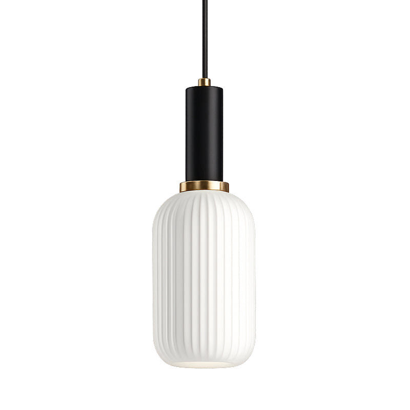 Glass Vintage Pendant Lamp - Sculptural Shade Design for Interior Spaces