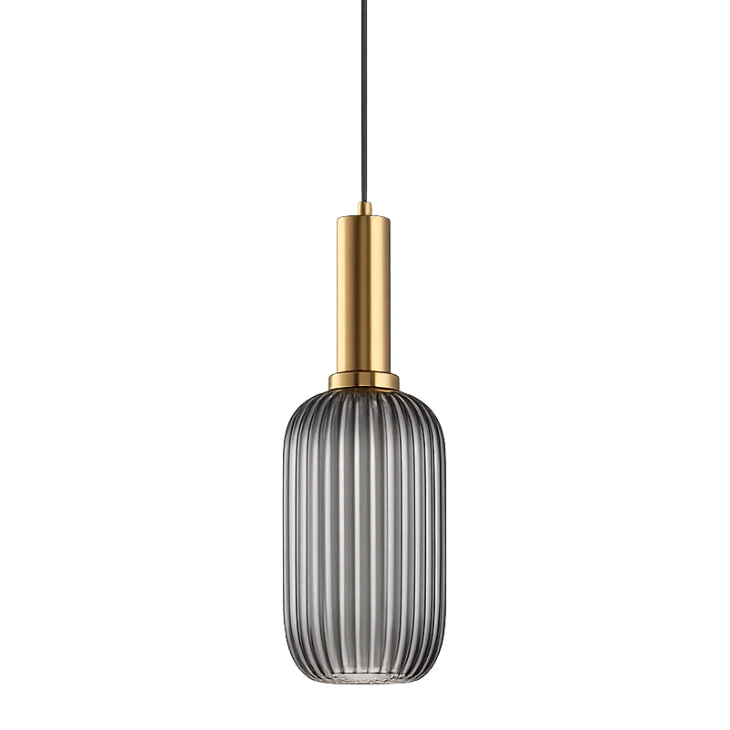 Glass Vintage Pendant Lamp - Sculptural Shade Design for Interior Spaces