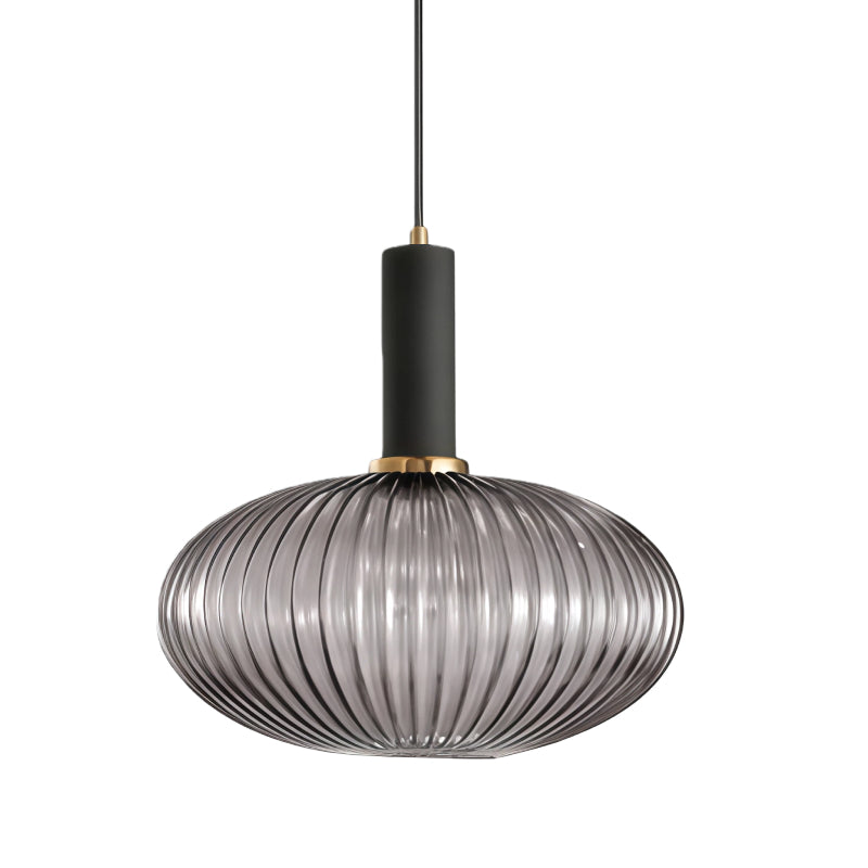 Glass Vintage Pendant Lamp - Sculptural Shade Design for Interior Spaces